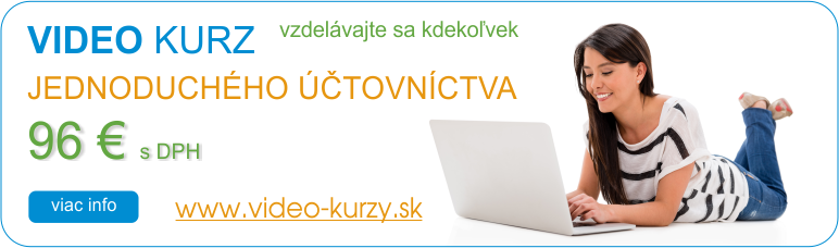 video kurz jednoduchého účtovníctva